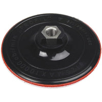 Topex 61h730 disco in gomma con n velcro, 125 mm x m14 ds