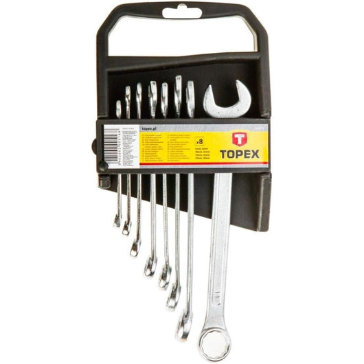Topex 35d374 chiave combinata se set 8 pezzi, 6-19 mm ds