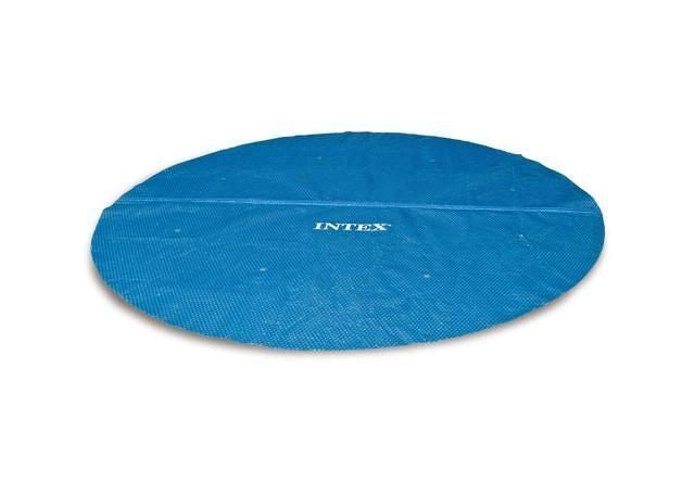 Intex Telo di Copertura Solare per Piscina Easy Frame 457 cm Spessore 160 Micron Dimensioni di Produzione: Circa 448 cm 28013 Blu Personalizzabile
