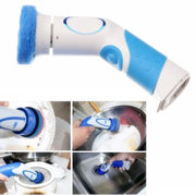 Trade Shop - Pulitore Power Scrubber Sgrassatore Rotante Impermeabile Scrosta Piatti Pentole -