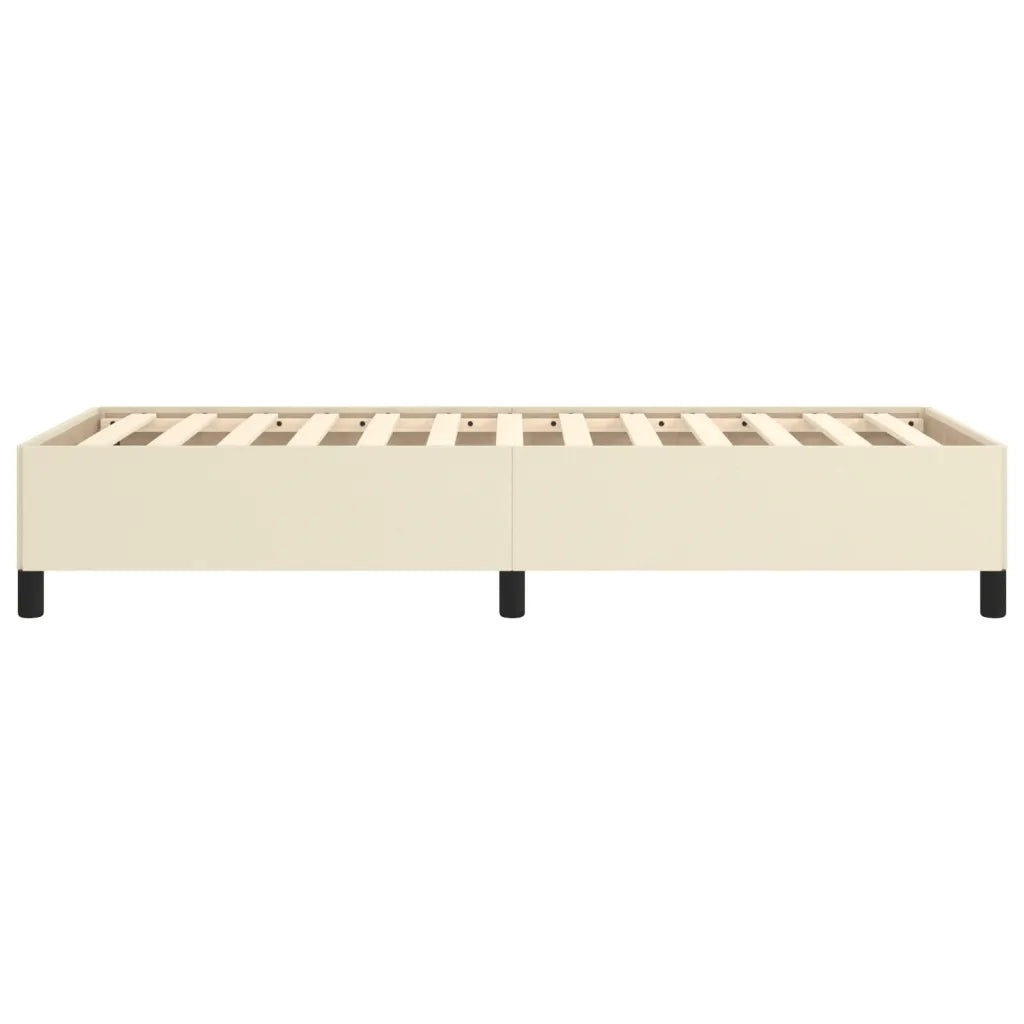 Giroletto-Struttura Letto Crema 90x200 cm in Similpelle 610843