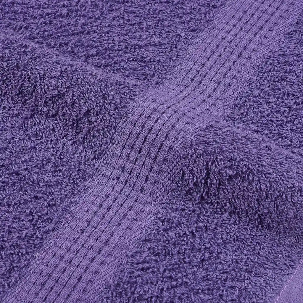 Asciugamani per Sapone 2 pz Viola 30x30cm 360g/mÂ² 100% Cotone
