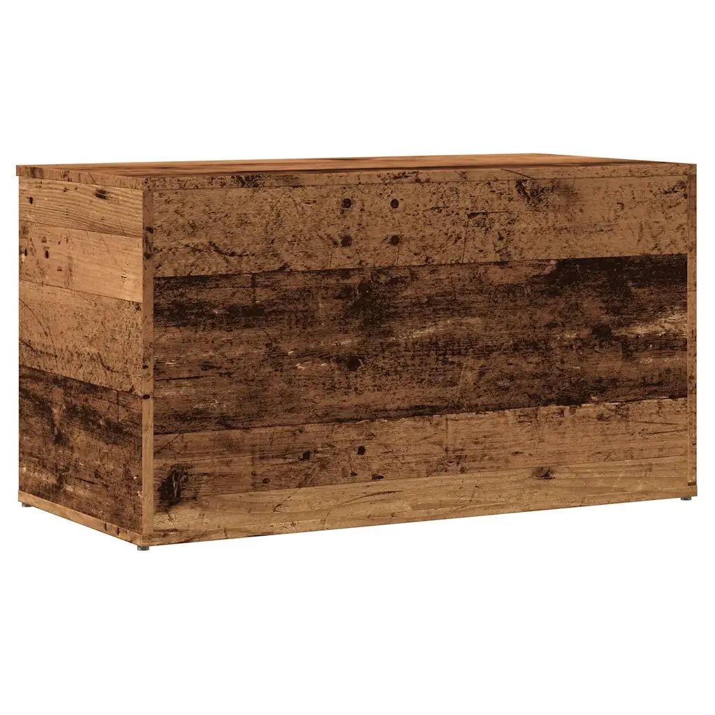 Cassapanca Legno Antico 84x42x46 cm in Legno Ingegnerizzato