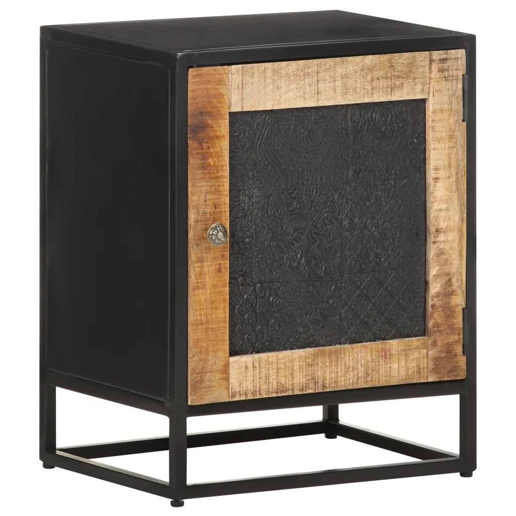 Comodino 40x30x50 cm in Legno di Mango Grezzo cod mxl 30162