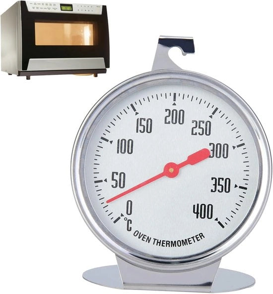 Termometro per forno - RVS - Materiale per la cucina e fornello - Misurazione di temperatura precisa