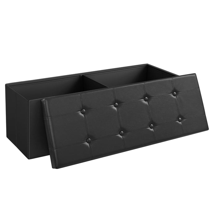 Pouf contenitore VALORA, nero - LSF701V1