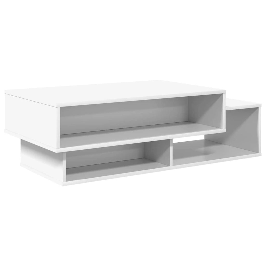 Tavolino da salotto Bianco 105 x 50 x 32,5 cm Legno multistrato 8000204