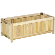 FIORIERA IN LEGNO PIEGHEVOLE DA ESTERNO CON BASE DRENANTE, 70X30X25CM