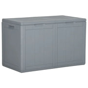 Baule da giardino 180 litri rattan PP grigio 02_0013015