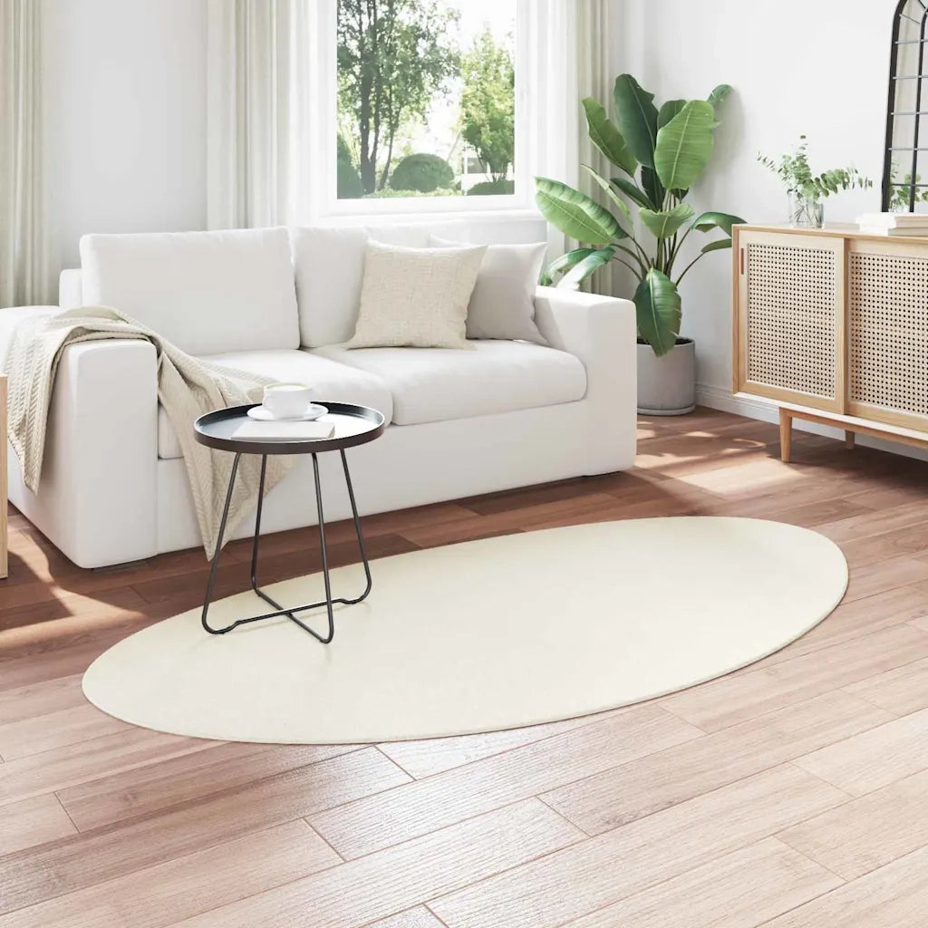 Tappeti per area HUARTE Crema 80 x 150 cm Poliestere 4103670