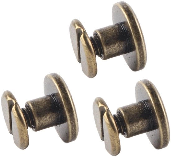 Set di Viti a Testa Piana da 20 - Viti a Testa Piana 5mm - Viti a Testa Piana 6,5mm