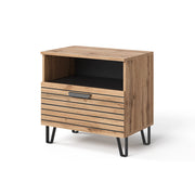 Vicco Comodino camera da letto Quercia Wotan 60 x 58 cm