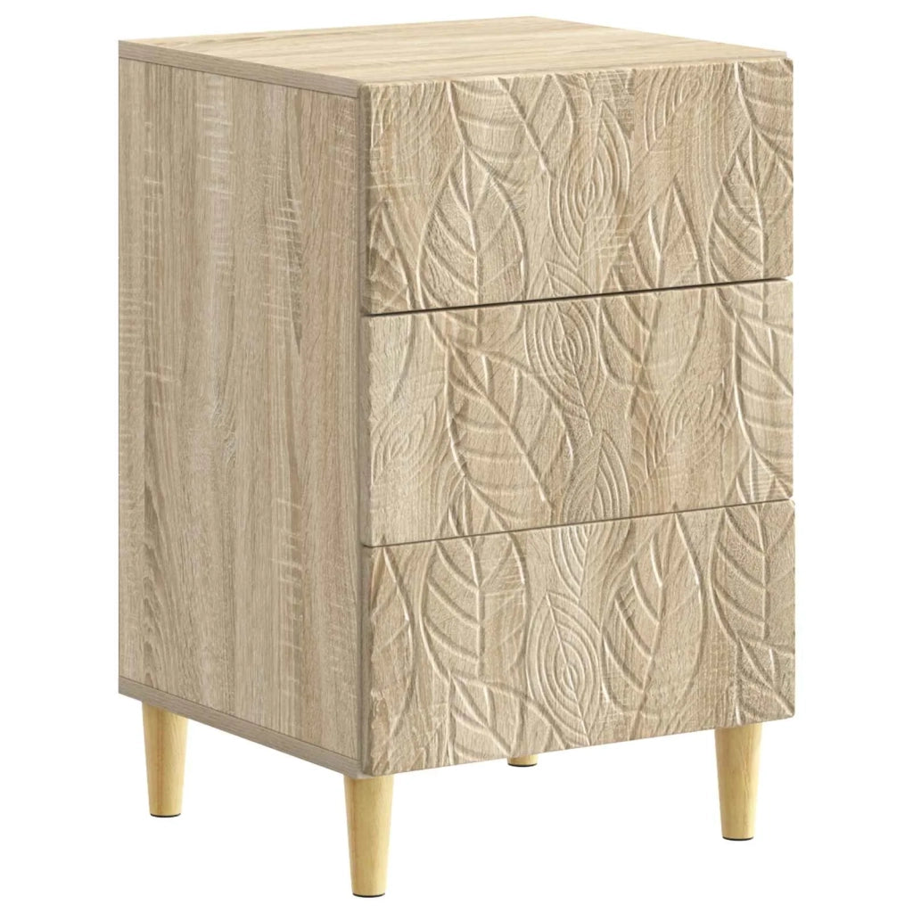 Comodino Rovere Sonoma 43 x 39,5 x 66,5 cm Legno ingegnerizzato 895017
