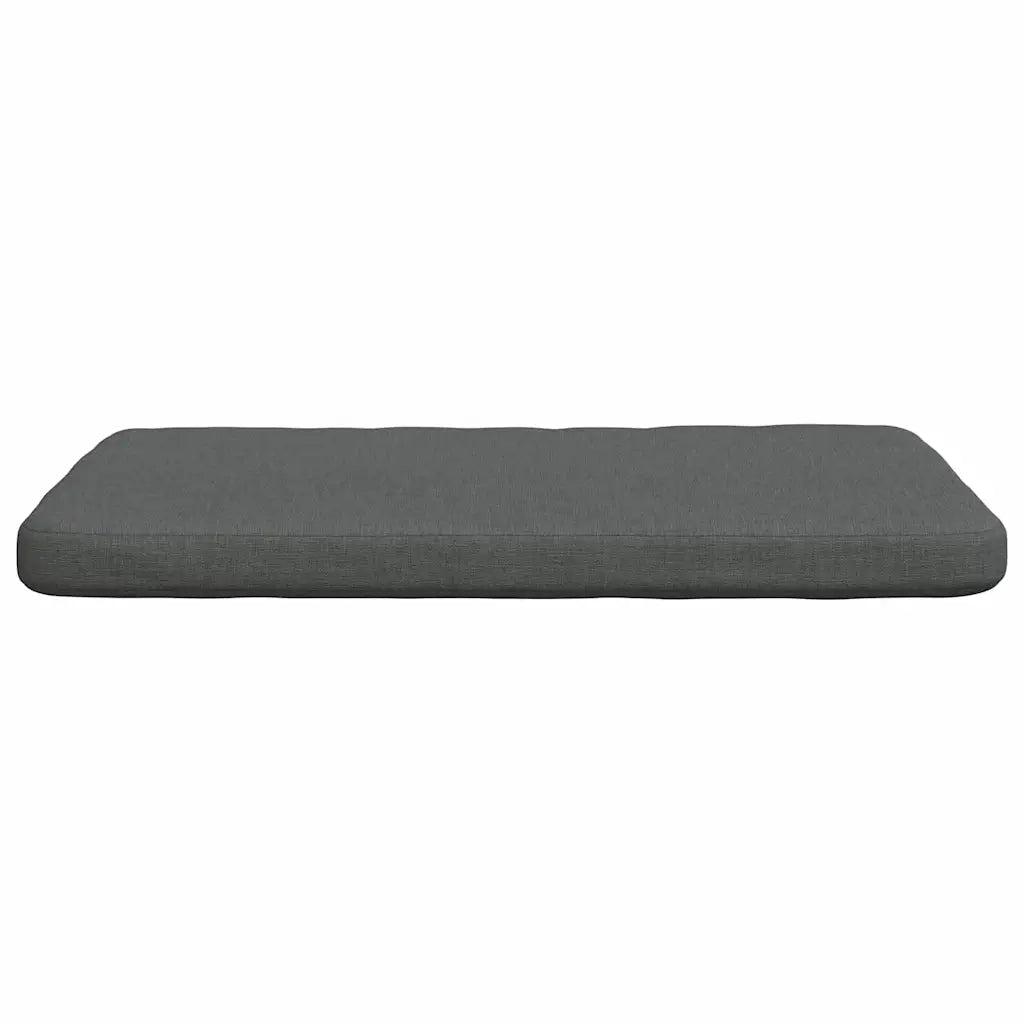 Cuscini per Seduta 4 pcs Grigio scuro 40 x 40 x 3 cm Tessuto