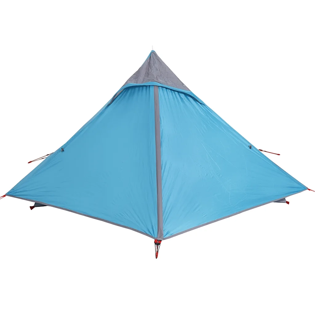 Tenda da Campeggio per 2 Persone Blu Impermeabile