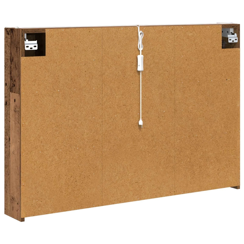 Mobiletto per specchio da bagno Legno vecchio