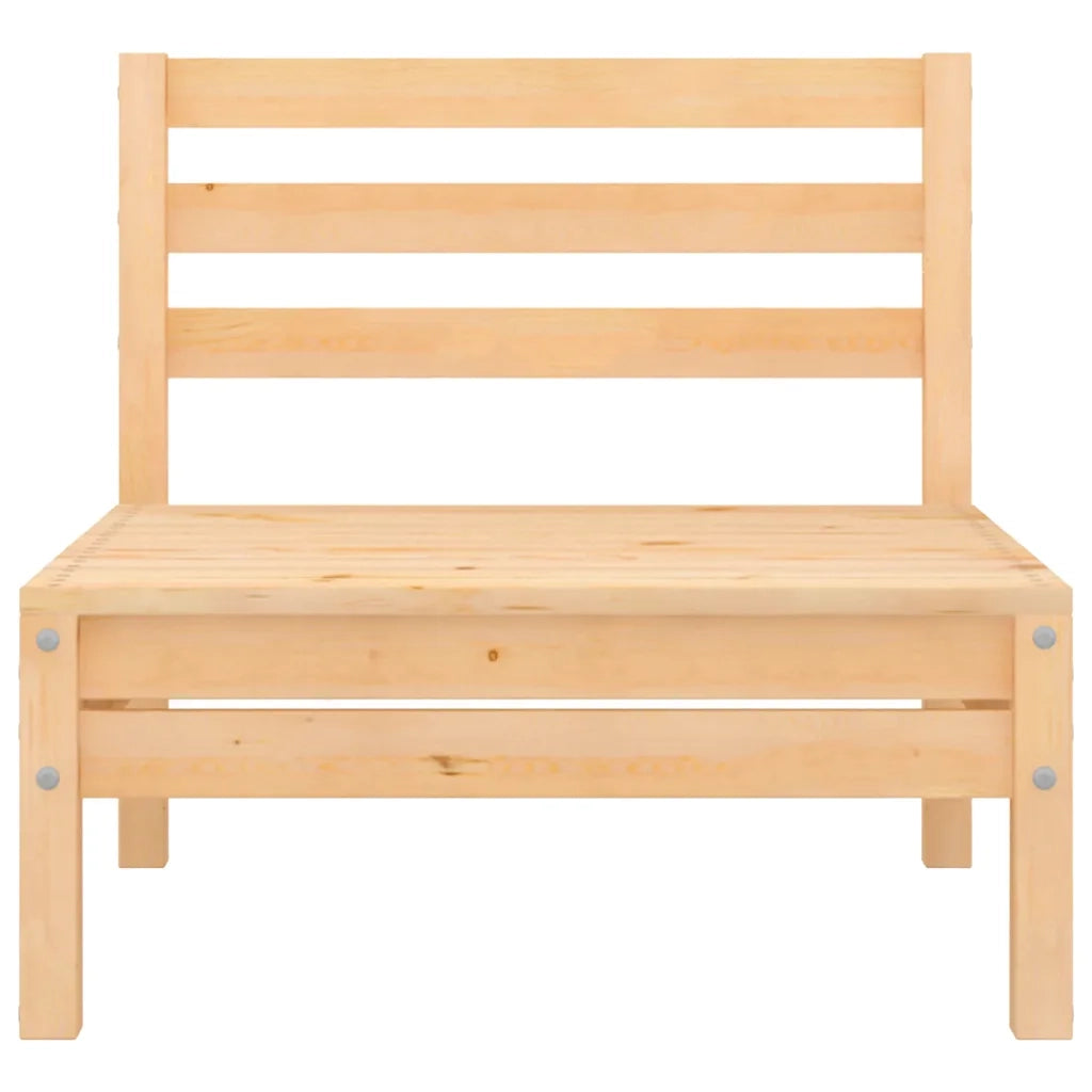 Divani Centrali da Giardino 4 pz in Legno Massello di Pino cod mxl 40281