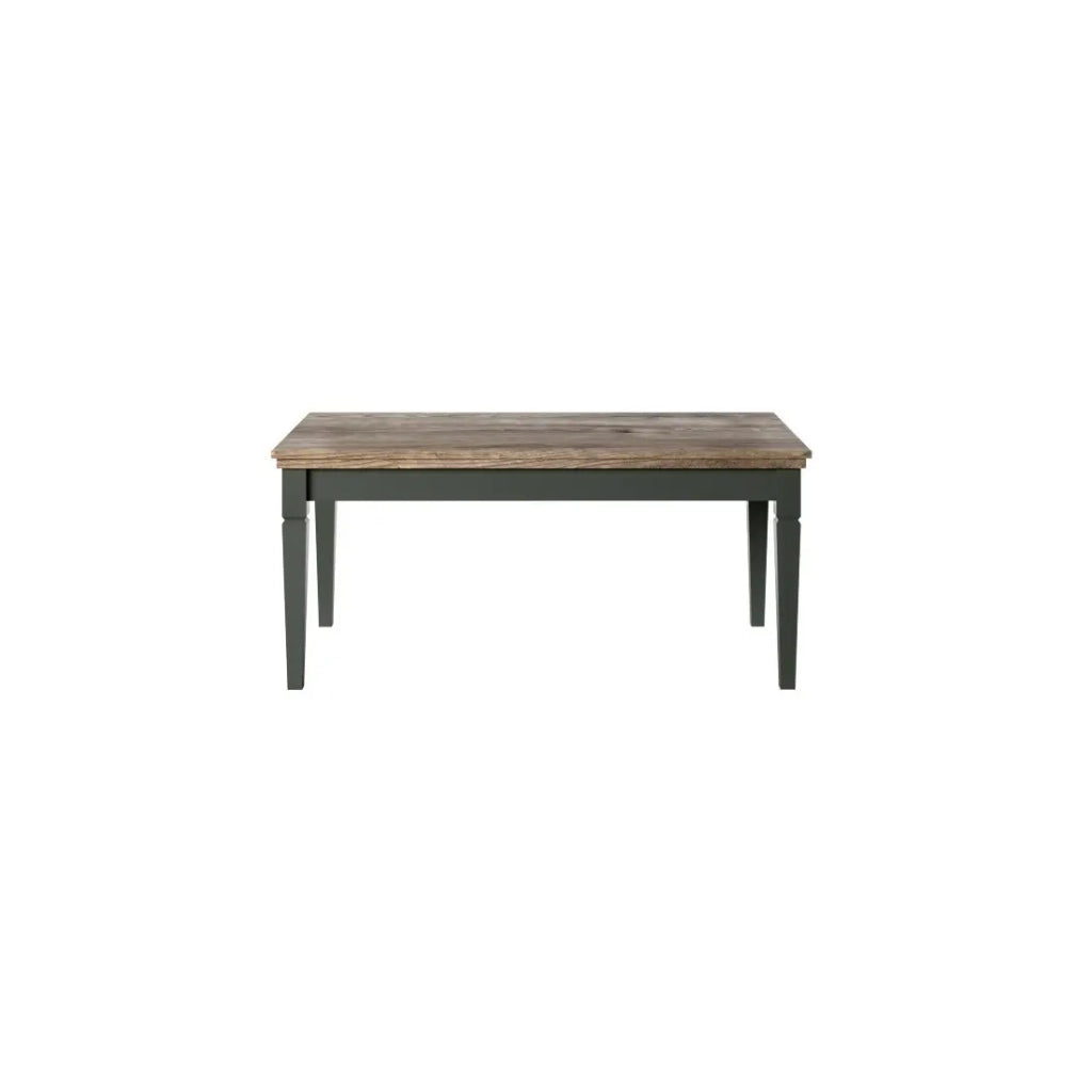 Set di 5 mobili per il tuo soggiorno in color verde e rovere. Collezione ASSIA.