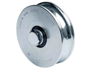 RUOTA CANCELLI GOLA SEMITONDA ART.315- - 98x34 - 2 pezzi COMUNELLO
