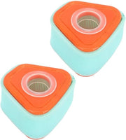 Due Filtri dell'Aria in Gomma - Filtri di Sostituzione in Cotone - Compatibili con 115P02 115P05 123P02 123P07 123P0B 123P32 125P02 125902