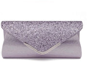 Borsa da Spalla per Donna con Pailletten e Maniglia a Glitter, Tasca per Matrimonio, Prom, Festa, in Tela Luminosa