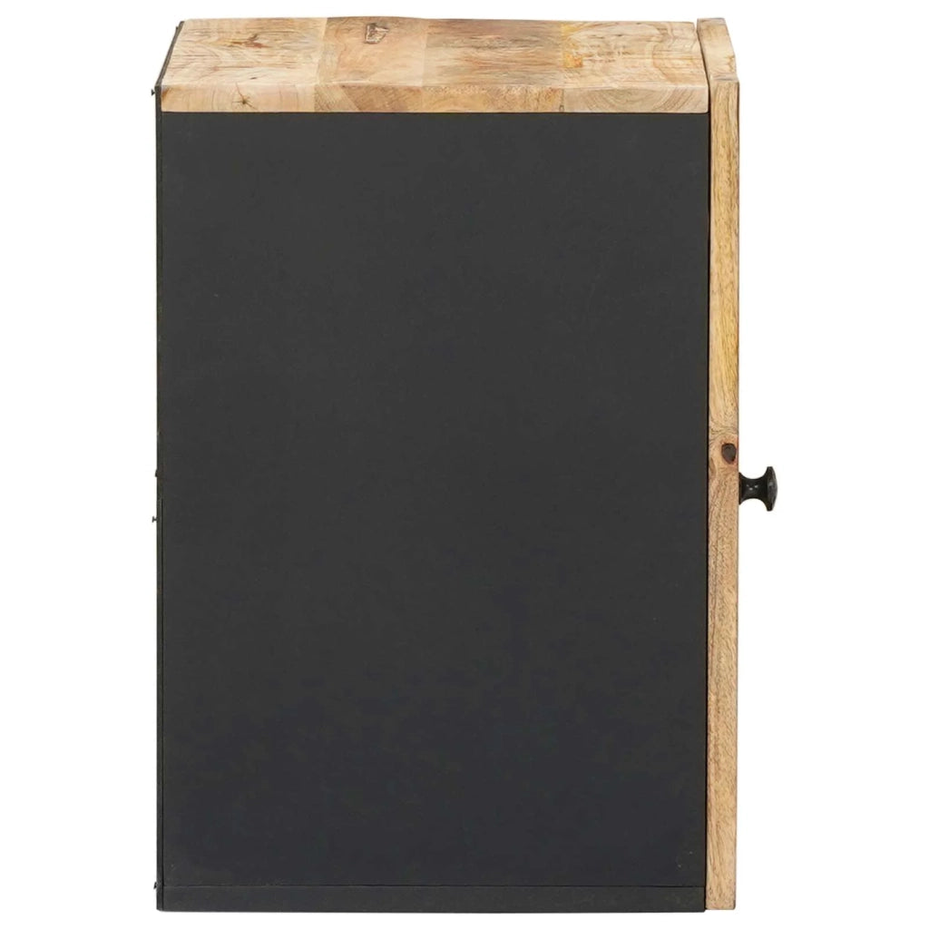 Armadio pensile con porta Marrone e Nero 38 x 33,5 x 48 cm 4018864