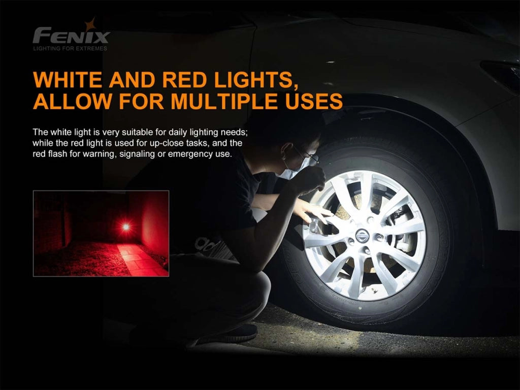 Torcia led tascabile FENIX E03R 260 lumen 42 metri