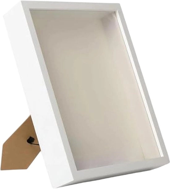 Cornice a Ombrello, Cornice a Ombrello 15 x 20 cm Pannello Artificiale Bianco Cornice Pannello/Schermo a Parete per fiori essiccati, artigianato, souvenir, foto, denaro, ricordi