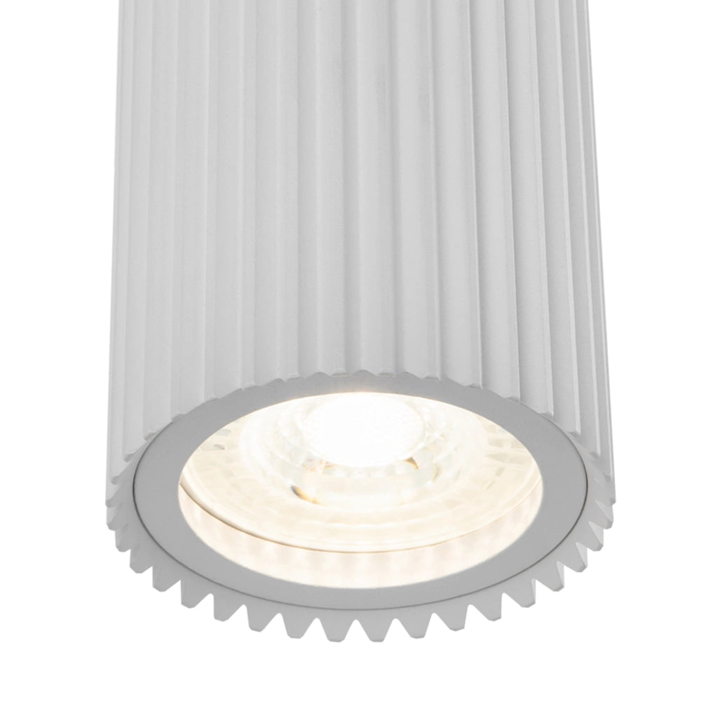 Maytoni Applique moderna Dynamics 2 luci GU10 bianco alluminio