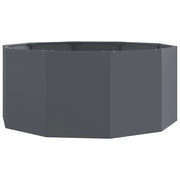 Fioriera | Cassetta per fiori | Vaso Antracite 120 x 120 x 50 cm Acciaio
