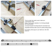 Accessorio per Tavolozza con Slider Regolabile in Alluminio di Alta Qualità - Mita Guida Durevole - Utensile di Fissaggio Facile da Utilizzare