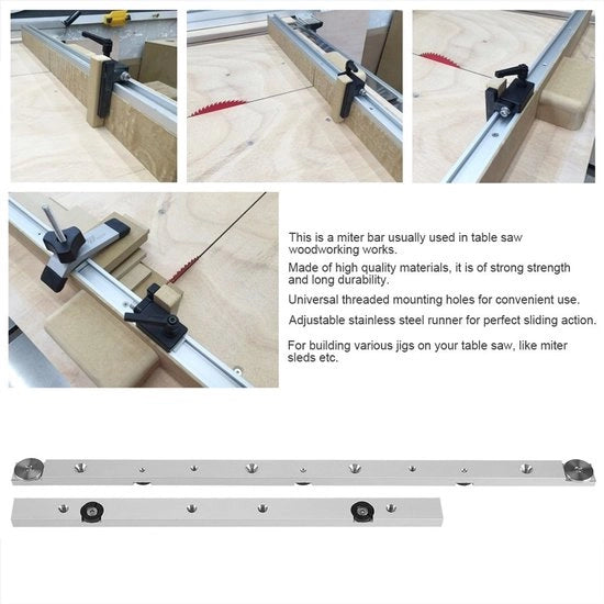 Accessorio per Tavolozza con Slider Regolabile in Alluminio di Alta Qualità - Mita Guida Durevole - Utensile di Fissaggio Facile da Utilizzare