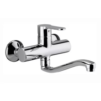 Miscelatore lavello a muro serie linea blu paffoni