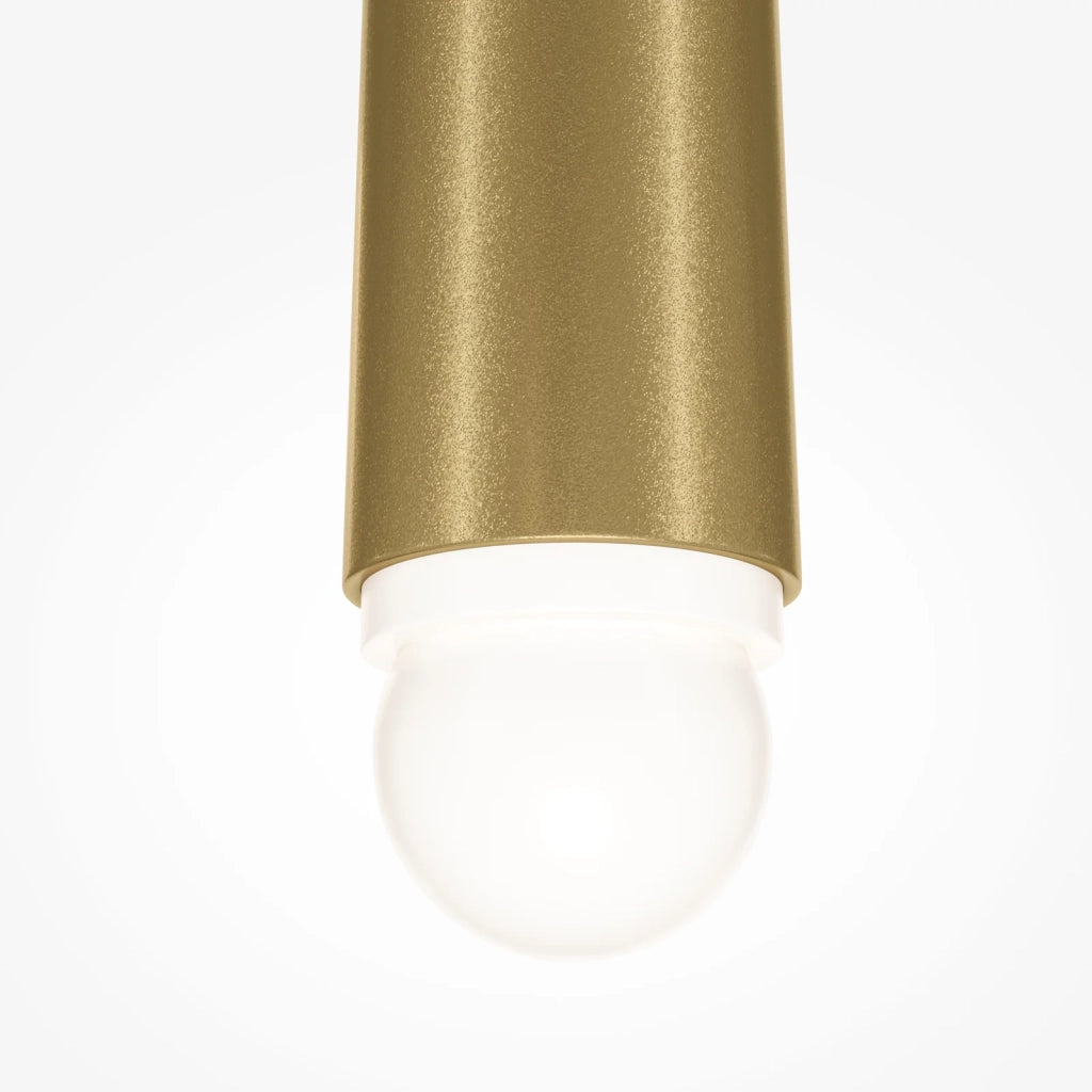 Maytoni Lampadario moderno Cascade 1 luce LED integrato ottone alluminio