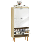 Scarpiera 3 cassetti ¨C zephmum ¨C bianco 60x24x127