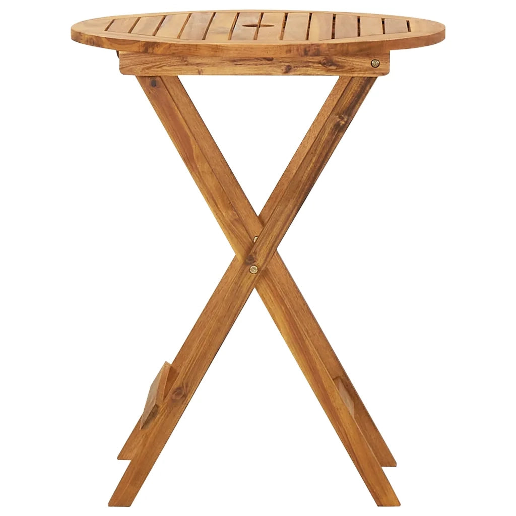 Set da Pranzo da Giardino 3 pz Pieghevole in Massello di Acacia 3058252