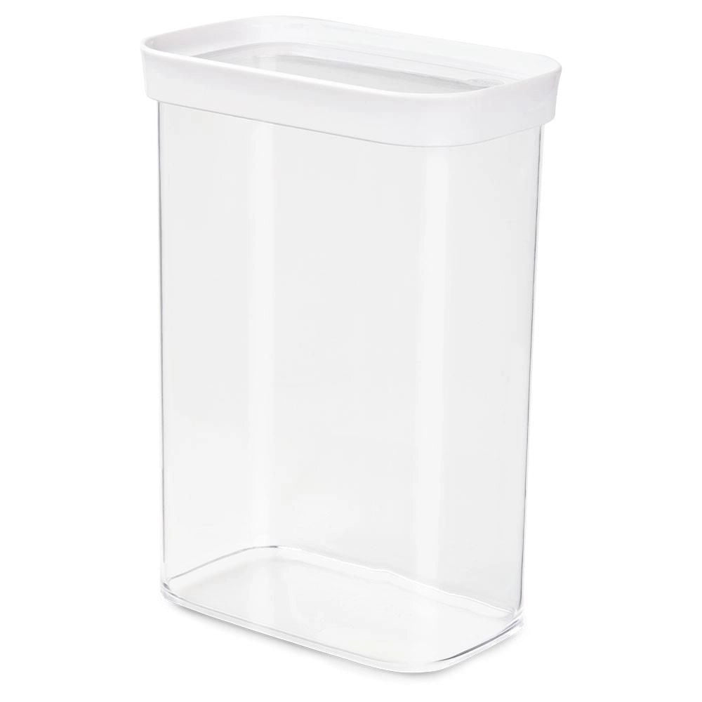 EMSA Optima Rettangolare Contenitore 2,2 L Trasparente, Bianco 1 pz