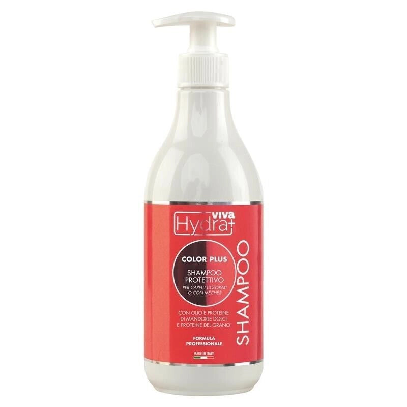 HYDRA VIVA SHAMPOO PROTETTIVA PER CAPELLI COLORATI CON OLIO E PROTEINE DI MANDORLE + GRANO 500 ML
