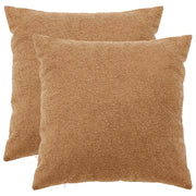Federa 2 pcs HEERLEN Beige 60 x 60 cm Bouclé 912643