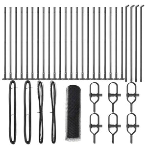 Palo della recinzione Grigio 50 x 1 m (rete 25 mm)