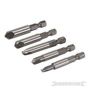 Estrattori per rimuovere viti rotte danneggiate per trapano Silverline 5 pz