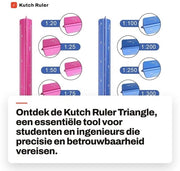 Set di calibri laser a forma di triangolo con scala 15 cm in alluminio - set da 2 pezzi - contenitore protettivo - ideale per studenti/ingegneri - righello laser