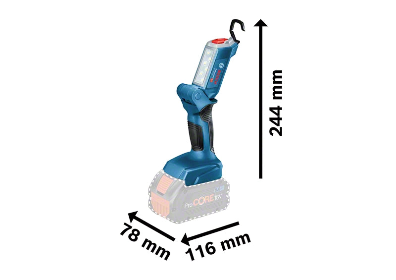 Lampada Faretto a batteria Bosch 18V 300 lumen GLI 18V-300