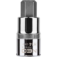 Topex 08-776 inserto esagonale c con bussola 1/2, h14 x 55 mm ds