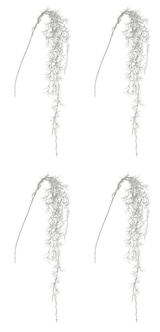 Ramo Natalizio Curvo Pendente Oro Rosa Argento Composizioni Decorazioni Natale Colore: Argento