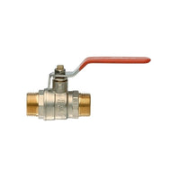 Valvola a sfera m.m. con ottone visibile