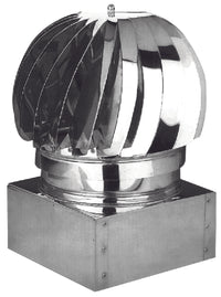 FUMAIOLO VENTOLINO ZINCATO CAPPELLOTTO GIREVOLE QUADRO CM.32X32 COMIGNOLO STUFA