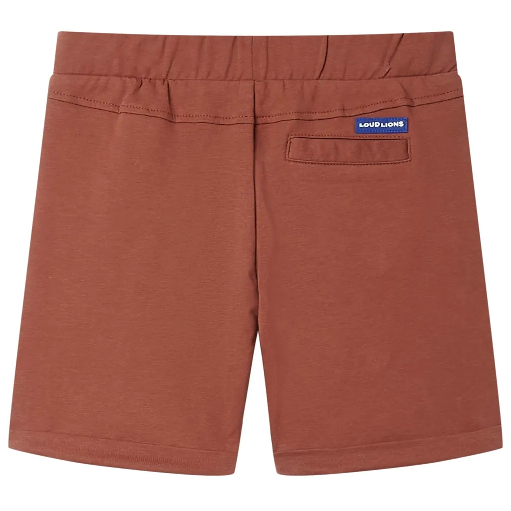 Pantaloncini per Bambini con Coulisse Marrone 116 CFW8411023