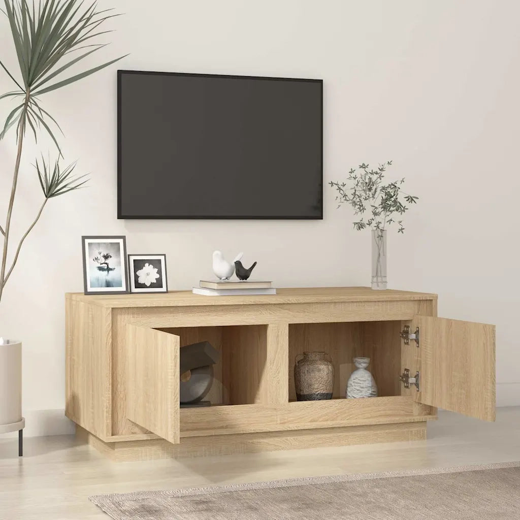 Tavolino da Salotto Rovere Sonoma 102x50x44cm Legno Multistratocod mxl 105882