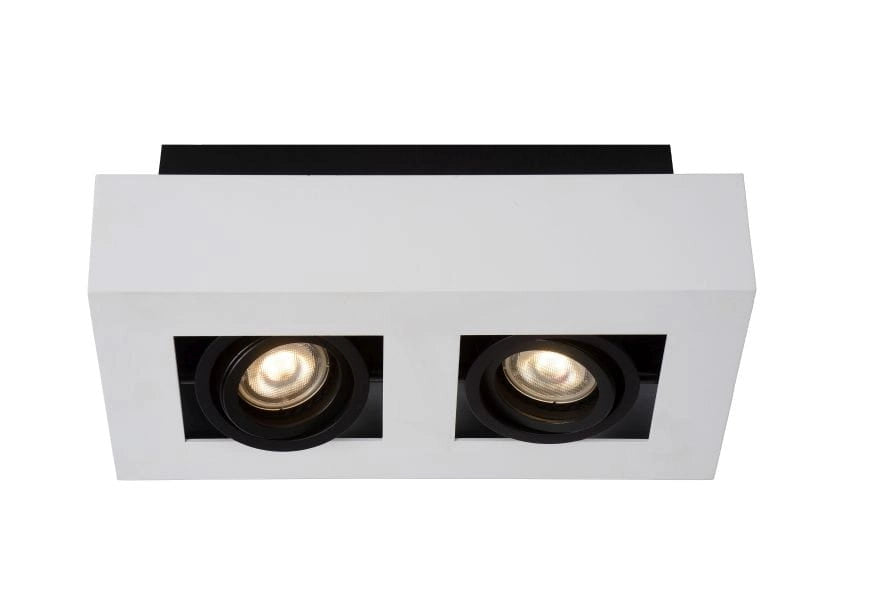 Faretto Lucide Xirax 2 luci bianco GU10 5W CCT 2200-3000K